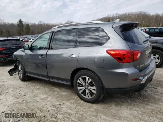 2020 Nissan Pathfinder S with VIN 5N1DR2AN6LC577174, listed as a Copart auction lot 48802775 with 58,442 mi miles and Salvage Title. Bid and sale history available at carsss.com. Image 2.
