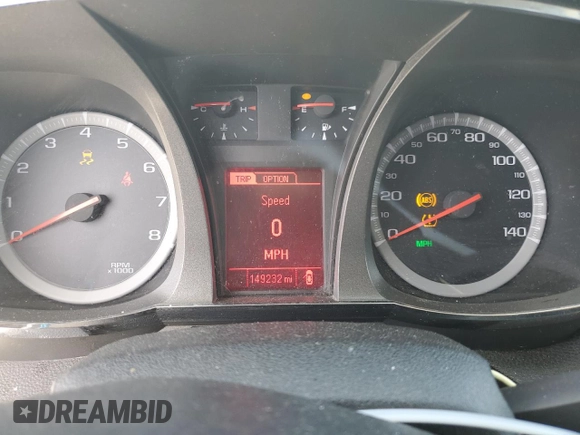 2015 GMC Terrain SLE with VIN 2GKFLVEK0F6265871, listed as a Copart auction lot 54306335 with 149,232 mi miles and Salvage Title. Bid and sale history available at carsss.com. Image 9.