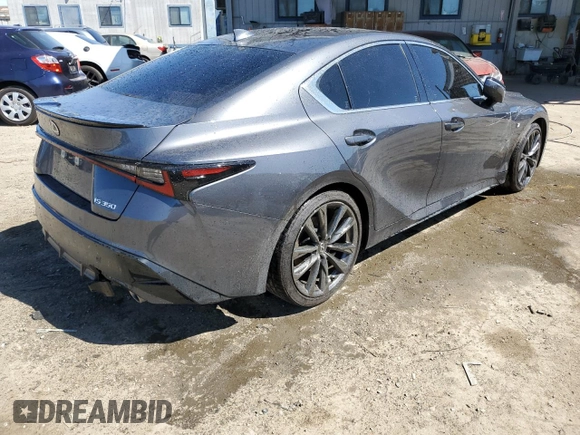 2024 Lexus IS 350 F Sport z VIN JTHGZ1B2XR5073495, wystawiony jako Copart lot #49634665 z przebiegiem 10 761 mil mil oraz Szkoda całkowita • Salvage title. Historia ofert i sprzedaży dostępna na DreamBid. Obrazek 3.
