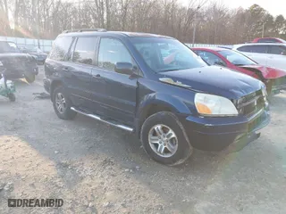 2004 Honda Pilot EX with VIN 2HKYF18564H566356, listed as a IAAI auction lot 41226359 with 363,625 mi miles. Bid and sale history available at carsss.com. Image 1.