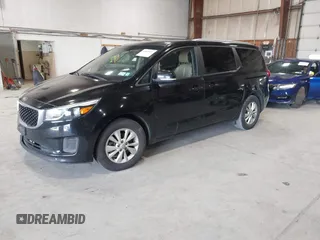 2016 Kia Sedona LX with VIN KNDMB5C10G6209405, listed as a IAAI auction lot 41849437 with 190,141 mi miles. Bid and sale history available at carsss.com. Image 2.