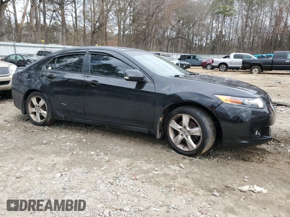 2010 Acura TSX with VIN JH4CU2F64AC004897, listed as a Copart auction lot 44047195 with 0 mi miles and Salvage Title. Bid and sale history available at carsss.com. Image 4.