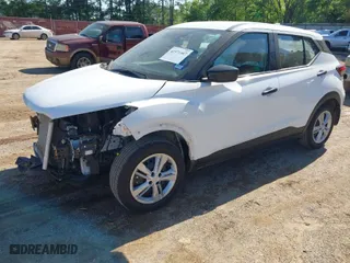 2024 Nissan Kicks S with VIN 3N1CP5BV1RL579873, listed as a IAAI auction lot 41971447 with 19,295 mi miles. Bid and sale history available at carsss.com. Image 2.