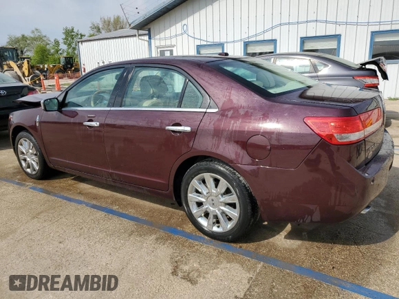 2011 Lincoln MKZ with VIN 3LNHL2JC0BR766629, listed as a Copart auction lot 56338015 with 118,728 mi miles and Salvage title. Bid and sale history available at DreamBid. Image 2.