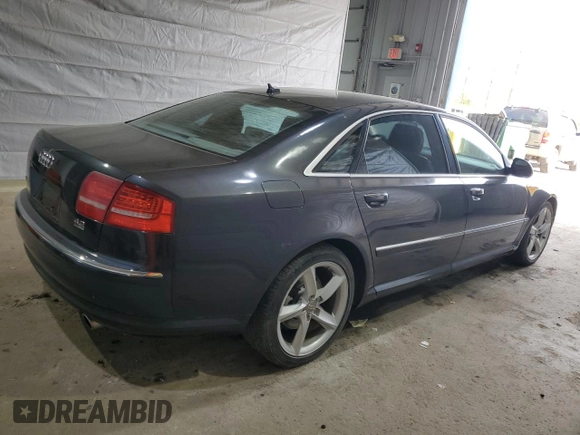 2009 Audi A8 4.2L z VIN WAUMV94E09N007038, wystawiony jako Copart lot #56249245 z przebiegiem 86 589 mil mil oraz Czysty tytuł • Clean title. Historia ofert i sprzedaży dostępna na DreamBid. Obrazek 3.