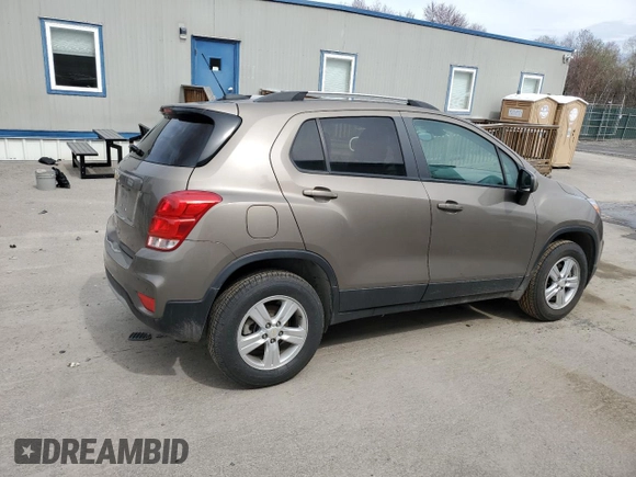 2022 Chevrolet Trax LT with VIN KL7CJPSM8NB519969, listed as a Copart auction lot 51217705 with 76,629 mi miles and Clean Title. Bid and sale history available at carsss.com. Image 3.