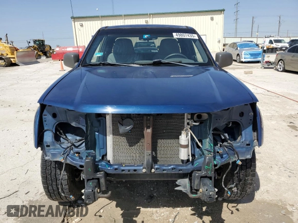 2004 GMC Canyon SLE Z71 with VIN 1GTDS196248166987, listed as a Copart auction lot 49807435 with 166,408 mi miles and Salvage Title. Bid and sale history available at carsss.com. Image 5.