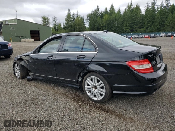 2008 Mercedes-Benz C 300 Sport with VIN WDDGF54X98R034209, listed as a Copart auction lot 59236495 with 110,626 mi miles and Salvage title. Bid and sale history available at DreamBid. Image 2.