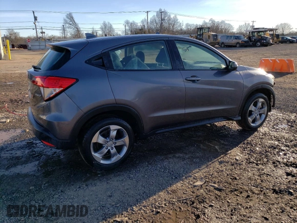 2021 Honda HR-V LX with VIN 3CZRU6H31MM711409, listed as a Copart auction lot 45154015 with 18,322 mi miles and Salvage Title. Bid and sale history available at carsss.com. Image 3.