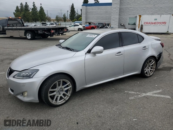 2006 Lexus IS 350 z VIN JTHBE262565002061, wystawiony jako Copart lot #53846425 z przebiegiem Nie podano mil oraz Szkoda całkowita • Salvage title. Historia ofert i sprzedaży dostępna na DreamBid. Obrazek 1.