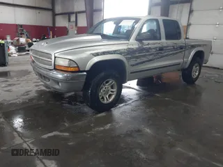 2004 Dodge Dakota SLT with VIN 1D7HG48N64S523528, listed as a IAAI auction lot 41199575 with 261,239 mi miles. Bid and sale history available at carsss.com. Image 18.