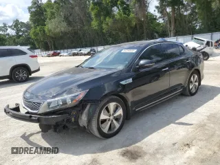2014 Kia Optima Hybrid EX with VIN KNAGN4AD5E5065426, listed as a Copart auction lot 54259535 with 123,150 mi miles and Salvage Title. Bid and sale history available at carsss.com. Image 1.