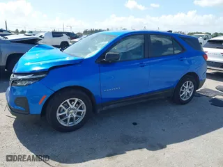 2024 Chevrolet Equinox LS with VIN 3GNAXHEG6RL181438, listed as a IAAI auction lot 41577654 with 7,459 mi miles. Bid and sale history available at carsss.com. Image 17.