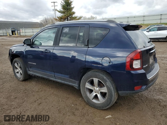 2016 Jeep Compass Latitude with VIN 1C4NJDEB9GD738788, listed as a Copart auction lot 53963875 with 124,781 mi miles and Clean Title. Bid and sale history available at DreamBid. Image 2.