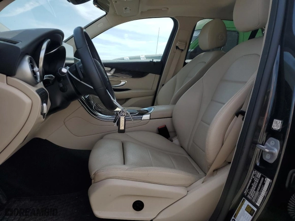 2021 Mercedes-Benz GLC with VIN W1N0G8EB1MF924477, listed as a Copart auction lot 53148125 with 52,288 mi miles and Salvage Title. Bid and sale history available at carsss.com. Image 7.