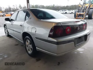 2004 Chevrolet Impala with VIN 2G1WF52E649136930, listed as a IAAI auction lot 41584522 with 141,104 mi miles and . Bid and sale history available at carsss.com. Image 3.