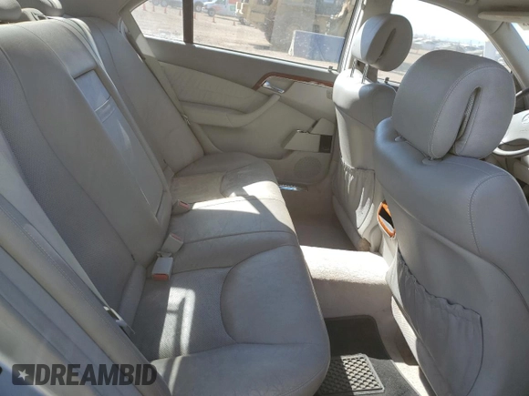 2003 Mercedes-Benz S-Class 4.3L with VIN WDBNG70JX3A319731, listed as a Copart auction lot 47300885 with 0 mi miles and Non Repairable. Bid and sale history available at carsss.com. Image 10.