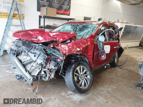 2015 Nissan Rogue SL with VIN 5N1AT2MV1FC840353, listed as a IAAI auction lot 41254413 with Not Provided miles. Bid and sale history available at carsss.com. Image 2.