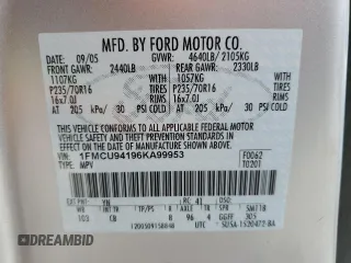 2006 Ford Escape Limited with VIN 1FMCU94196KA99953, listed as a Copart auction lot 88786175 with 154,129 mi miles and Salvage title. Bid and sale history available at DreamBid. Image 13.