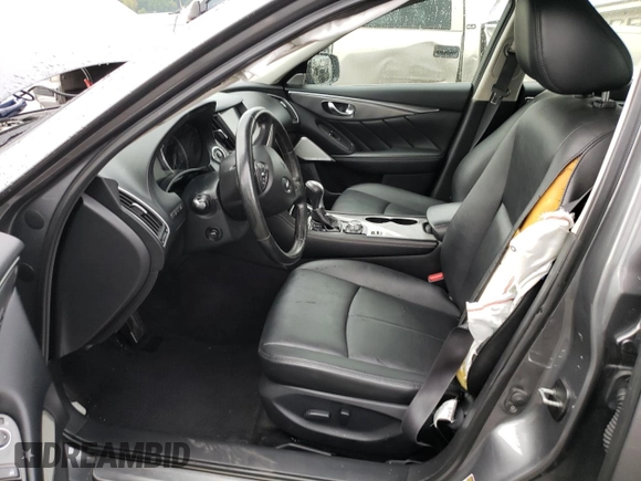 2017 Infiniti Q50 3.0t Signature Edition with VIN JN1EV7AR6HM830339, listed as a Copart auction lot 67737894 with 128,643 mi miles and Salvage Title. Bid and sale history available at carsss.com. Image 7.