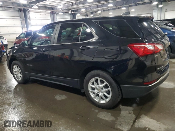 2021 Chevrolet Equinox LT with VIN 3GNAXUEV8ML340007, listed as a Copart auction lot 55551695 with 57,063 mi miles and Salvage title. Bid and sale history available at DreamBid. Image 2.