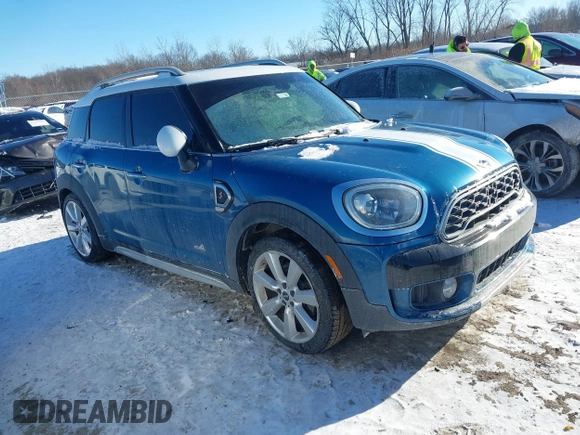 2018 MINI Countryman Cooper S with VIN WMZYT5C3XJ3E61612, listed as a IAAI auction lot 41276107 with 59,554 mi miles and . Bid and sale history available at DreamBid. Image 1.