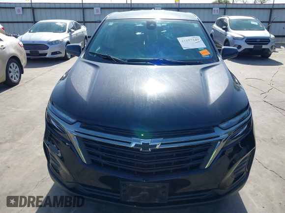 2024 Chevrolet Equinox LS with VIN 3GNAXHEGXRL181622, listed as a IAAI auction lot 41857249 with 46,940 mi miles and . Bid and sale history available at DreamBid. Image 12.