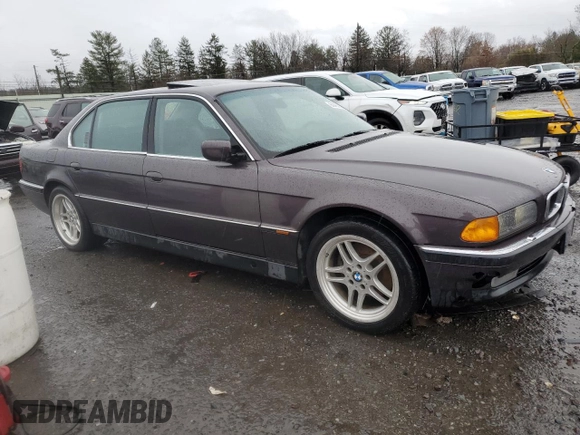 1997 BMW 7 Series 740il with VIN WBAGJ8329VDM00157, listed as a Copart auction lot 84459384 with 179,307 mi miles and Clean Title. Bid and sale history available at carsss.com. Image 4.