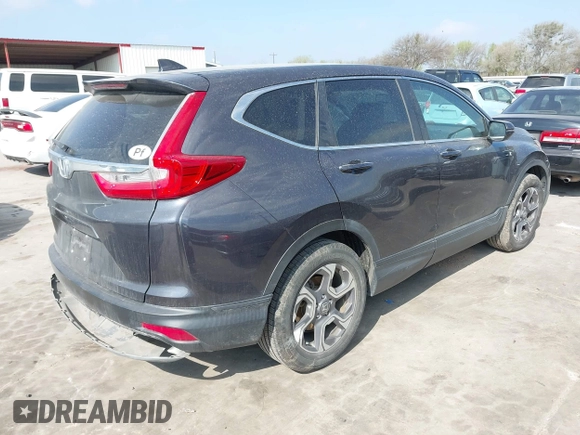 2019 Honda CR-V EX-L with VIN 7FARW1H85KE004222, listed as a IAAI auction lot 41800149 with 52,345 mi miles. Bid and sale history available at carsss.com. Image 4.
