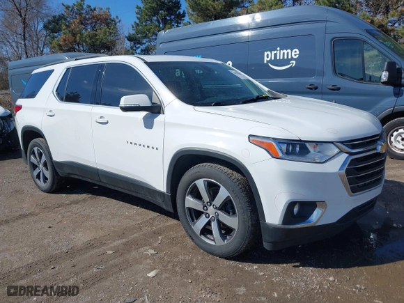 2021 Chevrolet Traverse LT Leather with VIN 1GNEVHKW9MJ206271, listed as a IAAI auction lot 41817798 with 75,352 mi miles. Bid and sale history available at carsss.com. Image 1.