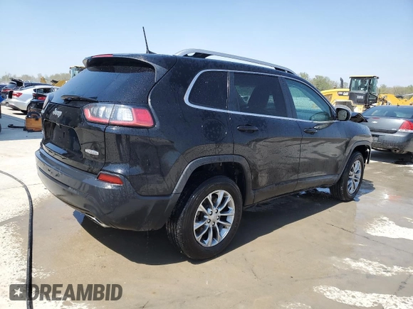 2019 Jeep Cherokee Altitude with VIN 1C4PJMLX0KD270627, listed as a Copart auction lot 53292855 with Not provided miles and Salvage title. Bid and sale history available at DreamBid. Image 3.