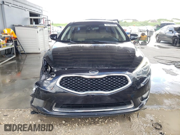 2014 Kia Cadenza Premium with VIN KNALN4D75E5120347, listed as a Copart auction lot 72796524 with 116,104 mi miles and Salvage Title. Bid and sale history available at carsss.com. Image 5.