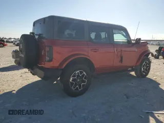2023 Ford Bronco with VIN 1FMEE5BP2PLB61761, listed as a Copart auction lot 46178755 with 17,180 mi miles and Salvage Title. Bid and sale history available at DreamBid. Image 3.