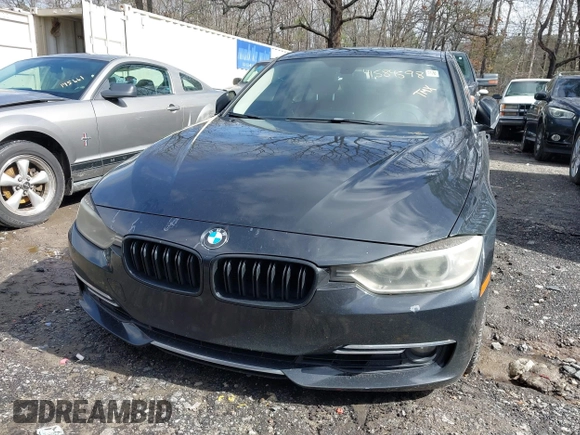 2013 BMW 3 Series 328i with VIN WBA3C1G50DNR49064, listed as a IAAI auction lot 41584598 with 179,034 mi miles. Bid and sale history available at carsss.com. Image 6.