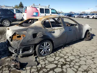 2012 Infiniti G25 Sedan Journey with VIN JN1DV6APXCM811810, listed as a Copart auction lot 44224085 with 0 mi miles and Non Repairable. Bid and sale history available at carsss.com. Image 3.