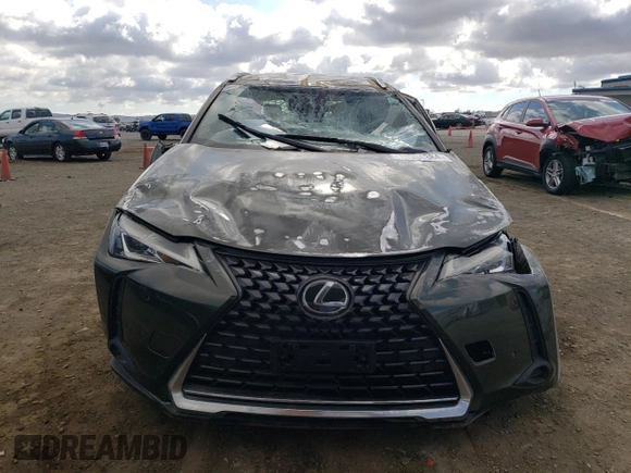 2021 Lexus UX 200 with VIN JTHX3JBH8M2036140, listed as a Copart auction lot 70534384 with 9,872 mi miles and Salvage title. Bid and sale history available at DreamBid. Image 5.