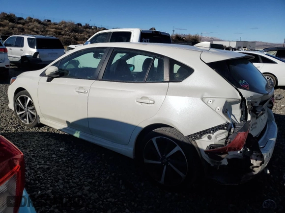 2020 Subaru Impreza Special Sports with VIN 4S3GTAM68L3712589, listed as a Copart auction lot 82433234 with 55,308 mi miles and Salvage title. Bid and sale history available at DreamBid. Image 2.