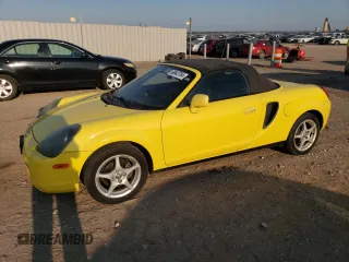 2002 Toyota MR2 z VIN JTDFR320120049824, wystawiony jako Copart lot #69642784 z przebiegiem 95 051 mil mil oraz Tytuł czysty. Historia ofert i sprzedaży dostępna na DreamBid. Obrazek 1.