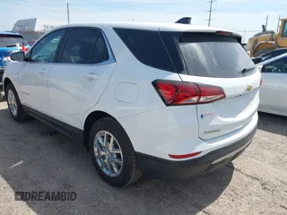 2023 Chevrolet Equinox LT with VIN 3GNAXKEG3PS124856, listed as a IAAI auction lot 42055575 with 20,308 mi miles and . Bid and sale history available at carsss.com. Image 3.