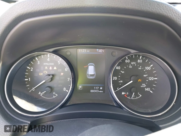 2018 Nissan Rogue SV with VIN KNMAT2MV4JP517582, listed as a IAAI auction lot 41730474 with 88,003 mi miles. Bid and sale history available at carsss.com. Image 7.