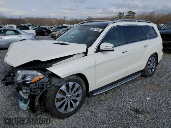 2018 Mercedes-Benz GLS with VIN 4JGDF6EE7JB127398, listed as a Copart auction lot 72575192 with 40,538 mi miles. Bid and sale history available at carsss.com. Image 1.