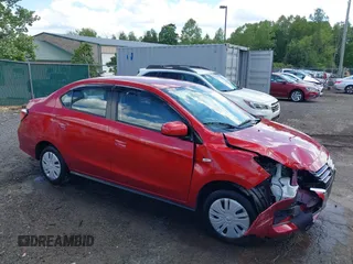 2023 Mitsubishi Mirage ES with VIN ML32FUFJ9PHF04711, listed as a IAAI auction lot 42189294 with 6,842 mi miles and . Bid and sale history available at DreamBid. Image 1.