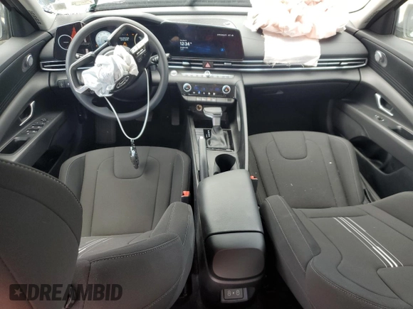 2024 Hyundai Elantra SEL with VIN KMHLM4DG9RU732564, listed as a Copart auction lot 56795735 with 6,999 mi miles and Salvage title. Bid and sale history available at DreamBid. Image 8.