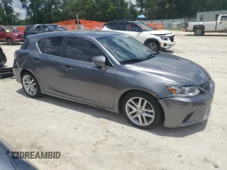 2015 Lexus CT 200h with VIN JTHKD5BH9F2218043, listed as a Copart auction lot 64250315 with 120,001 mi miles and Salvage title. Bid and sale history available at DreamBid. Image 4.