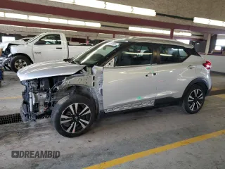 2019 Nissan Kicks SR with VIN 3N1CP5CU2KL546618, listed as a Copart auction lot 43514625 with 89,628 mi miles and Non Repairable. Bid and sale history available at carsss.com. Image 1.