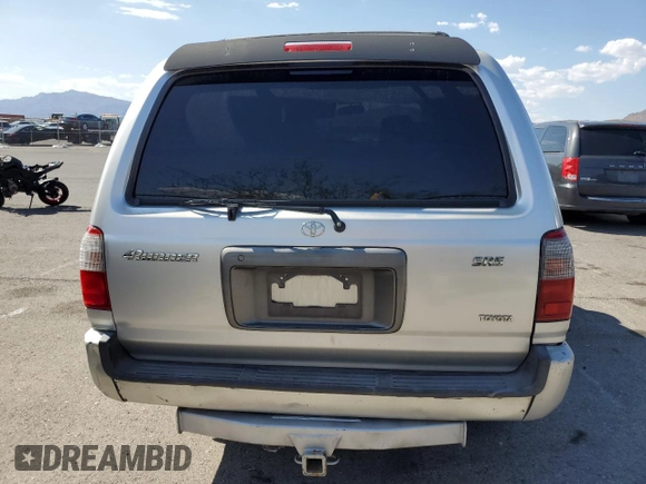 2000 Toyota 4Runner SR5 with VIN JT3GN86R6Y0172862, listed as a Copart auction lot 60171555 with 292,795 mi miles and Salvage title. Bid and sale history available at DreamBid. Image 6.