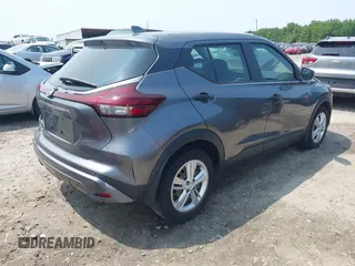 2021 Nissan Kicks S with VIN 3N1CP5BV7ML540701, listed as a IAAI auction lot 42376883 with 18,004 mi miles and . Bid and sale history available at DreamBid. Image 4.