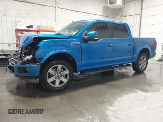2019 Ford F-150 XL with VIN 1FTEW1E43KKE79396, listed as a IAAI auction lot 41706258 with 35,839 mi miles. Bid and sale history available at carsss.com. Image 2.