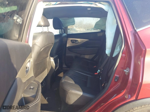 2015 Nissan Murano S with VIN 5N1AZ2MH6FN242983, listed as a IAAI auction lot 41580713 with 109,630 mi miles. Bid and sale history available at carsss.com. Image 8.