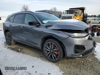 2024 Acura MDX Type S w/Advance Package with VIN 5J8YD8H89RL001385, listed as a Copart auction lot 89081245 with 15,591 mi miles and Salvage Title. Bid and sale history available at carsss.com. Image 4.
